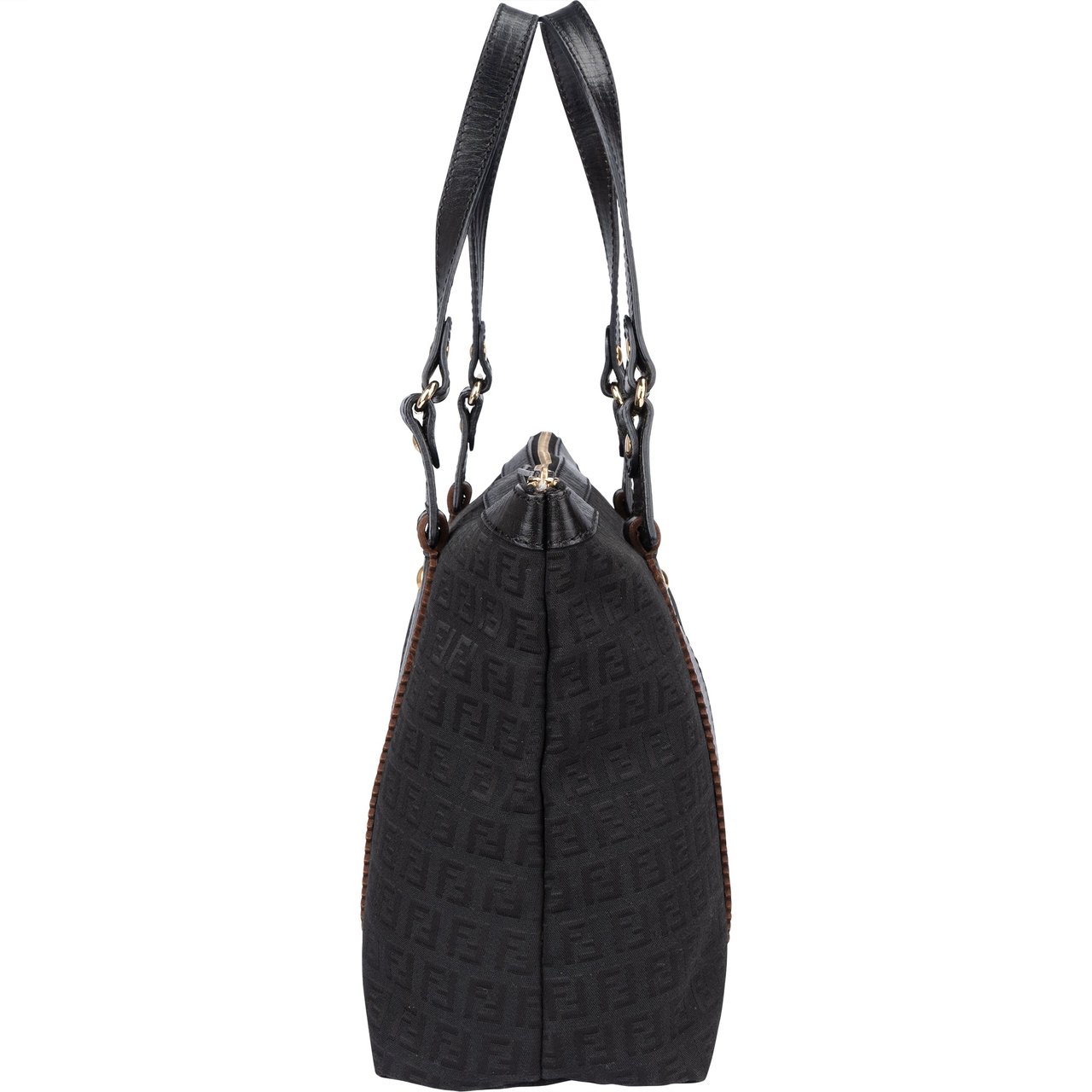 Fendi Fendi FF Monogram Zucchino Handbag Divers