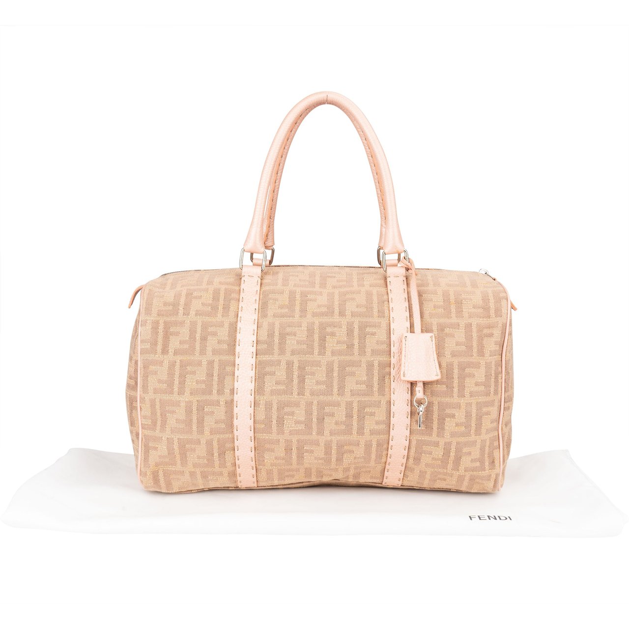 Fendi Fendi FF Monogram Boston Handbag Divers