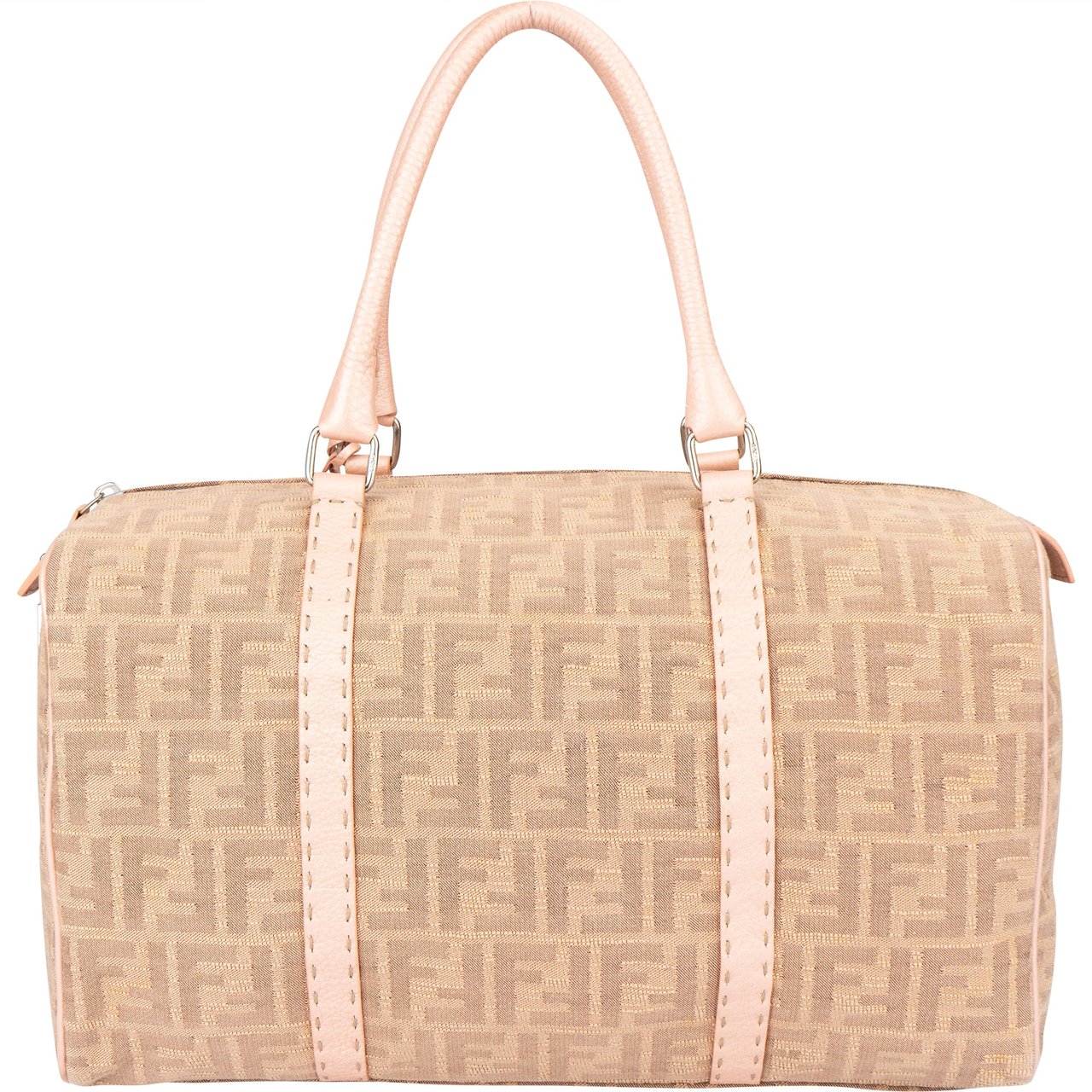 Fendi Fendi FF Monogram Boston Handbag Divers