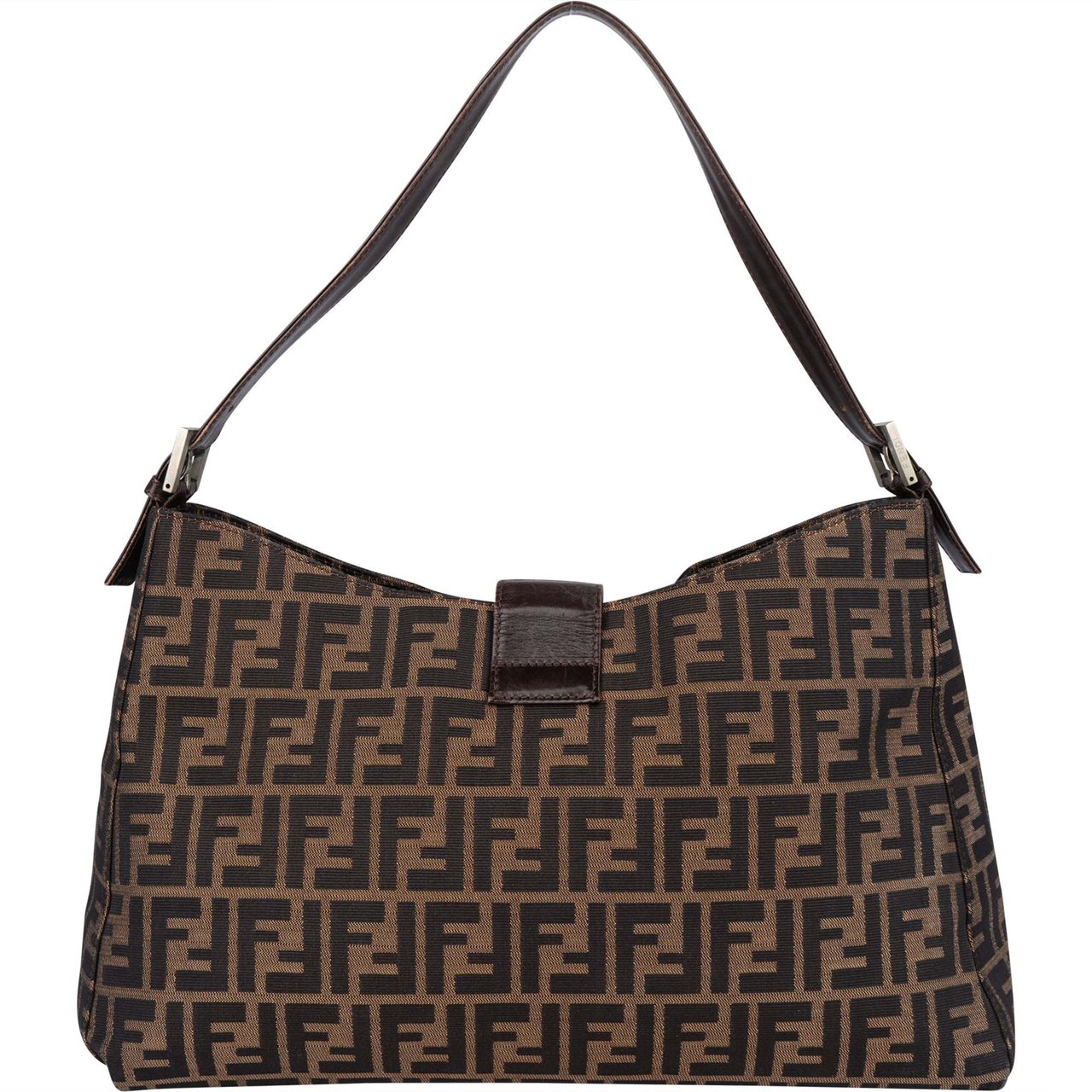 Fendi Fendi FF Monogram XL Baguette Handbag Divers