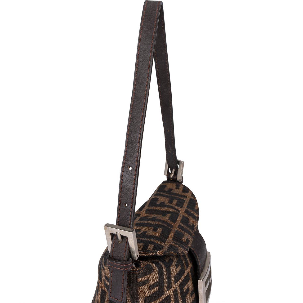 Fendi Fendi FF Monogram Baguette Shoulder Bag Divers