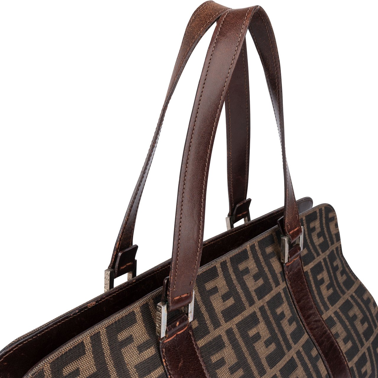 Fendi Fendi FF Monogram Zucca Handbag Divers