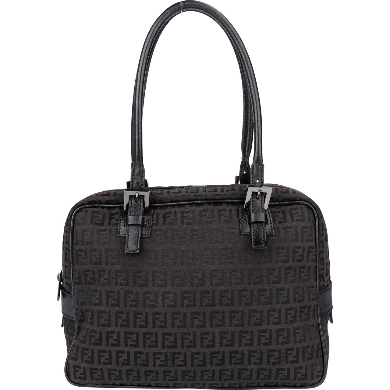 Fendi Fendi FF Monogram Zucchino Handbag Divers