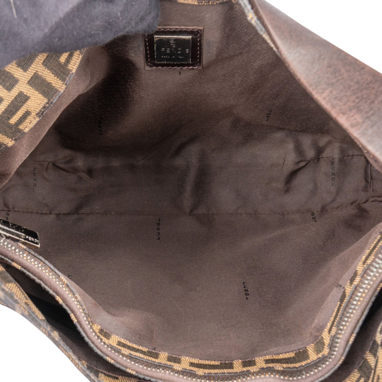 Fendi Fendi FF Monogram Baguette Buckle Shoulder Bag Divers