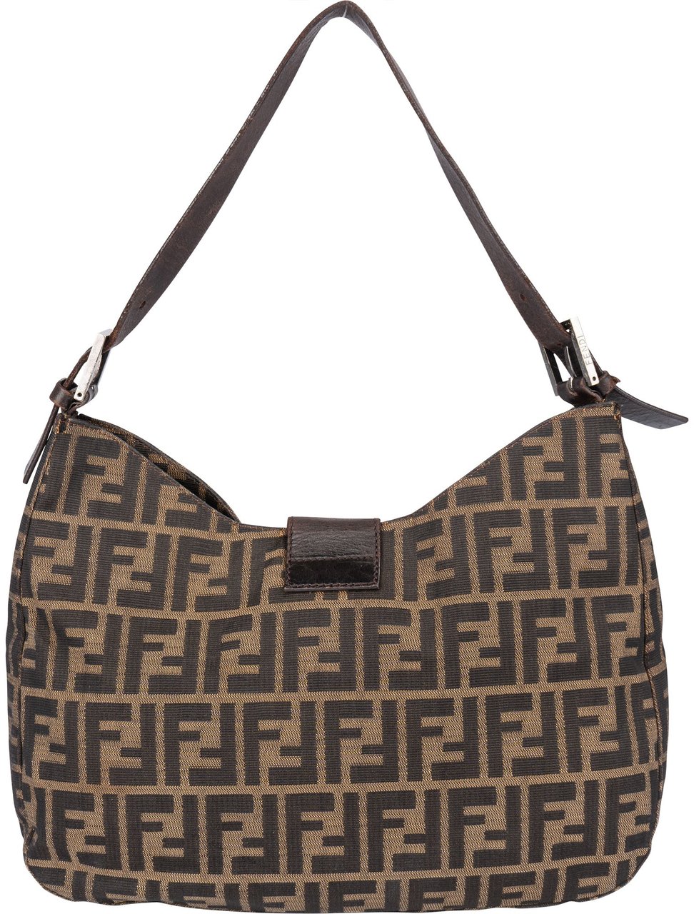 Fendi Fendi FF Monogram Baguette Buckle Shoulder Bag Divers