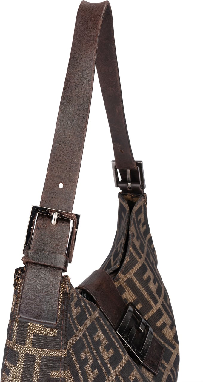 Fendi Fendi FF Monogram Baguette Buckle Shoulder Bag Divers