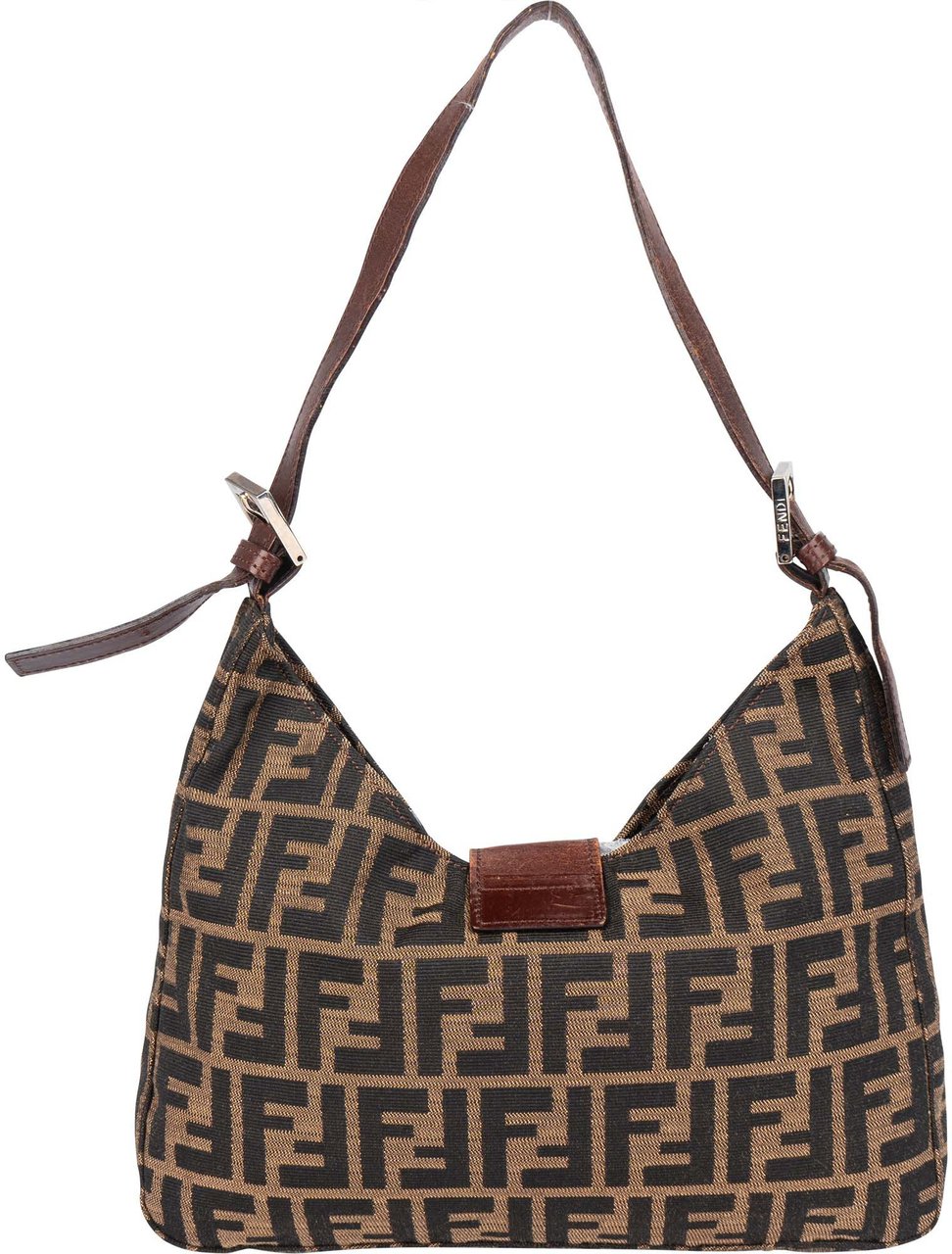 Fendi Fendi FF Monogram Baguette Buckle Shoulder Bag Divers