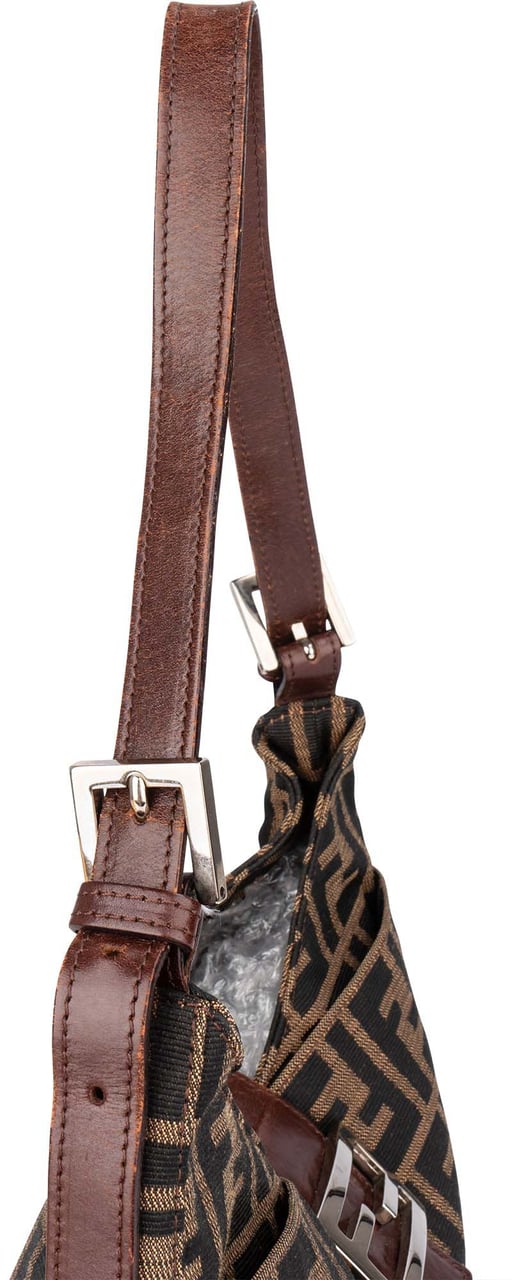 Fendi Fendi FF Monogram Baguette Buckle Shoulder Bag Divers