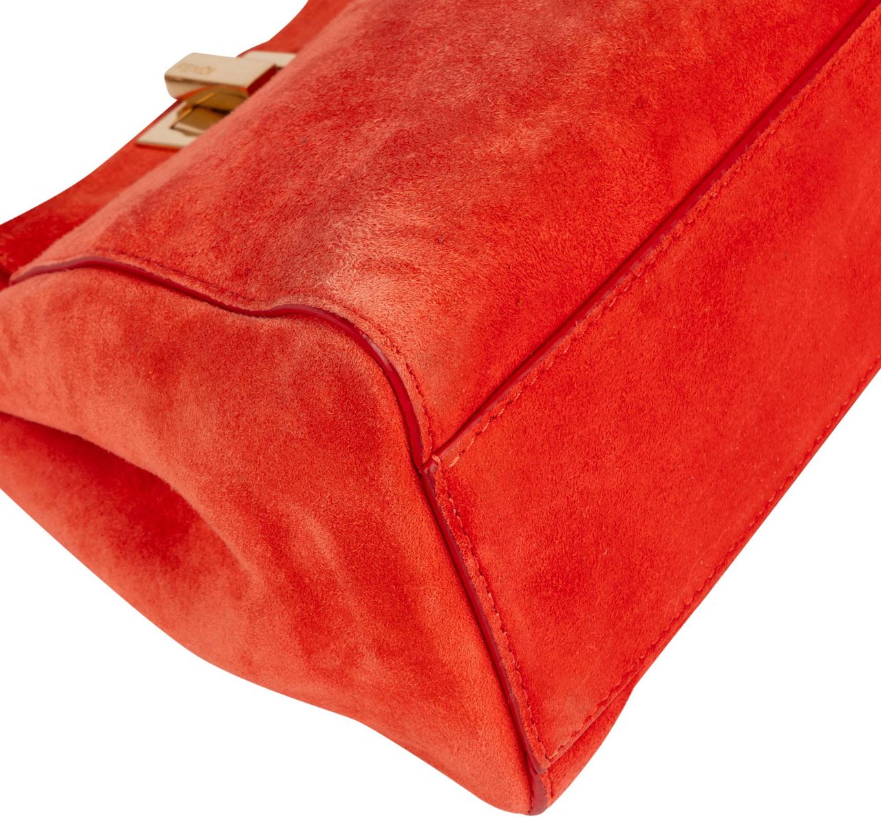 Fendi Fendi Suede Peekaboo Handbag Divers
