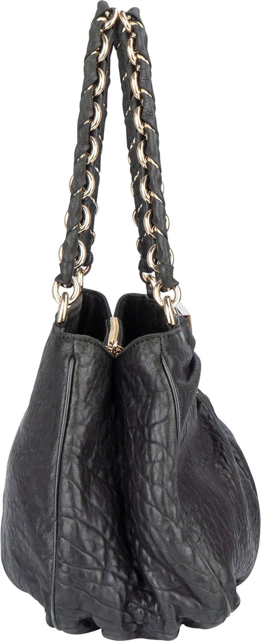 Fendi Fendi Pebbled Leather Buckle Handbag Divers