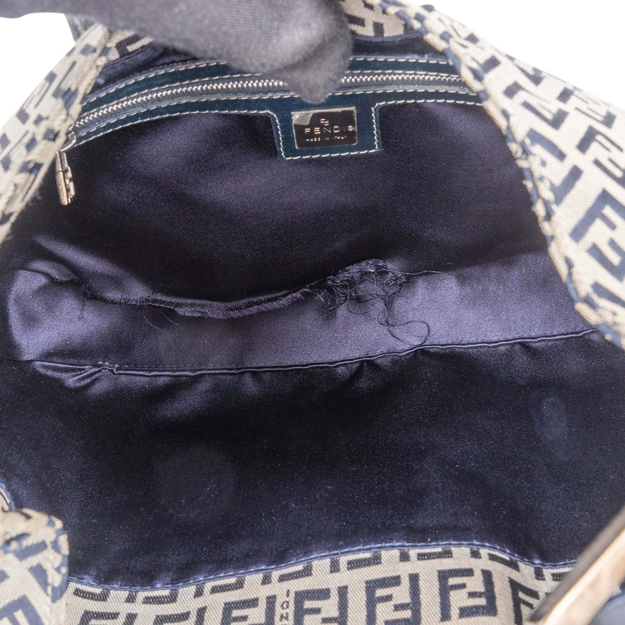 Fendi Fendi FF Monogram Baguette Buckle Hobo Bag Divers