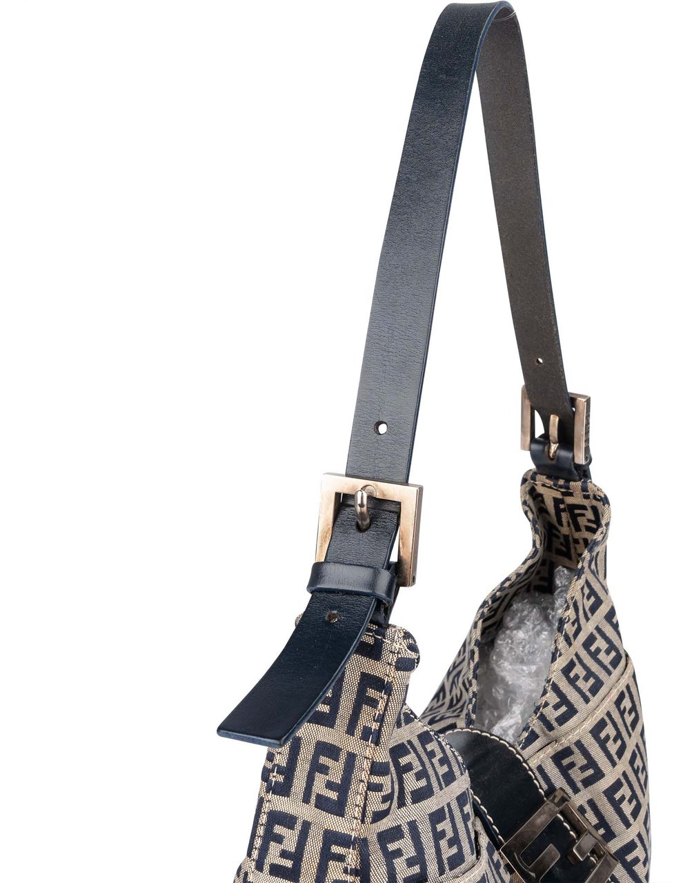 Fendi Fendi FF Monogram Baguette Buckle Hobo Bag Divers