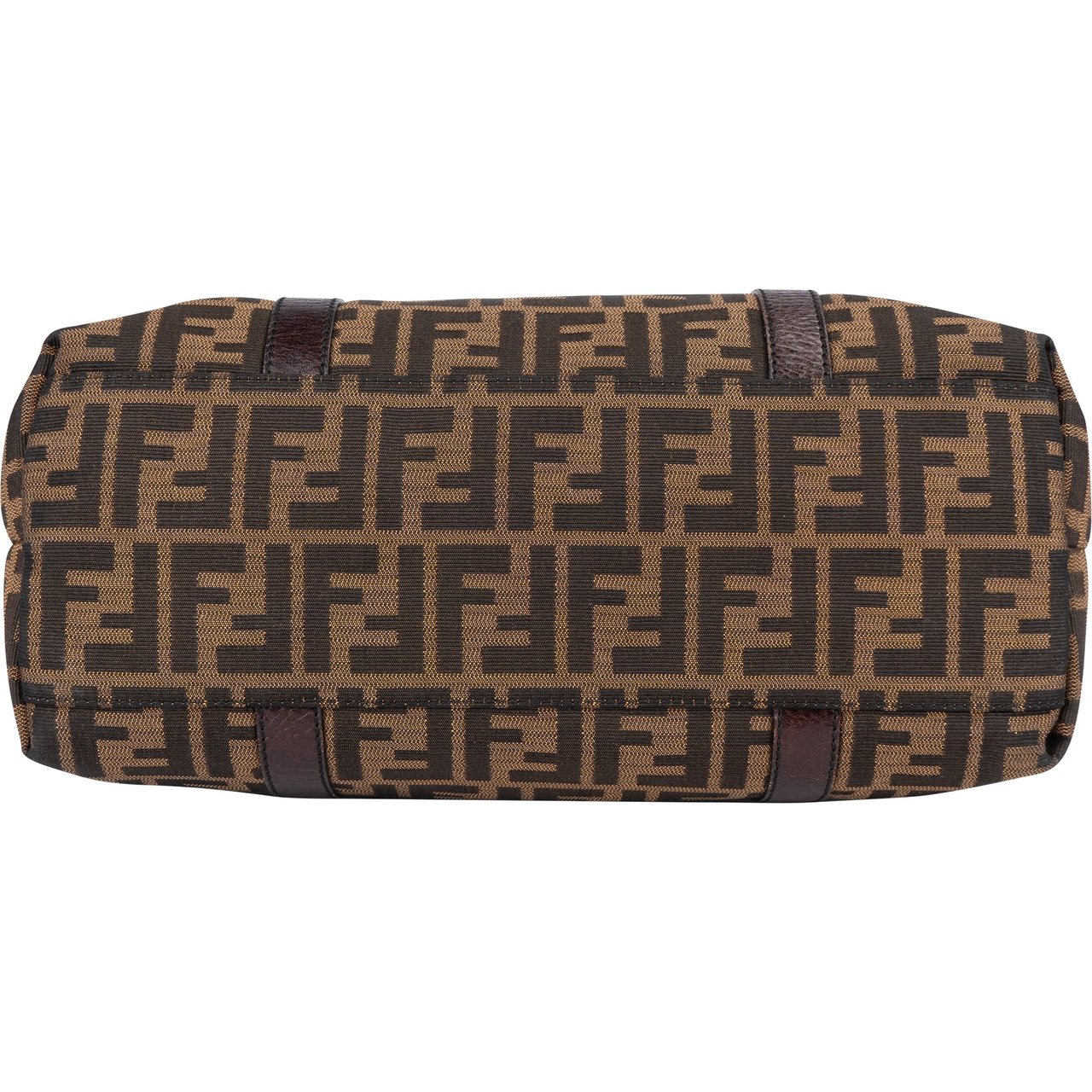 Fendi Fendi FF Monogram Zucca Handbag Bruin