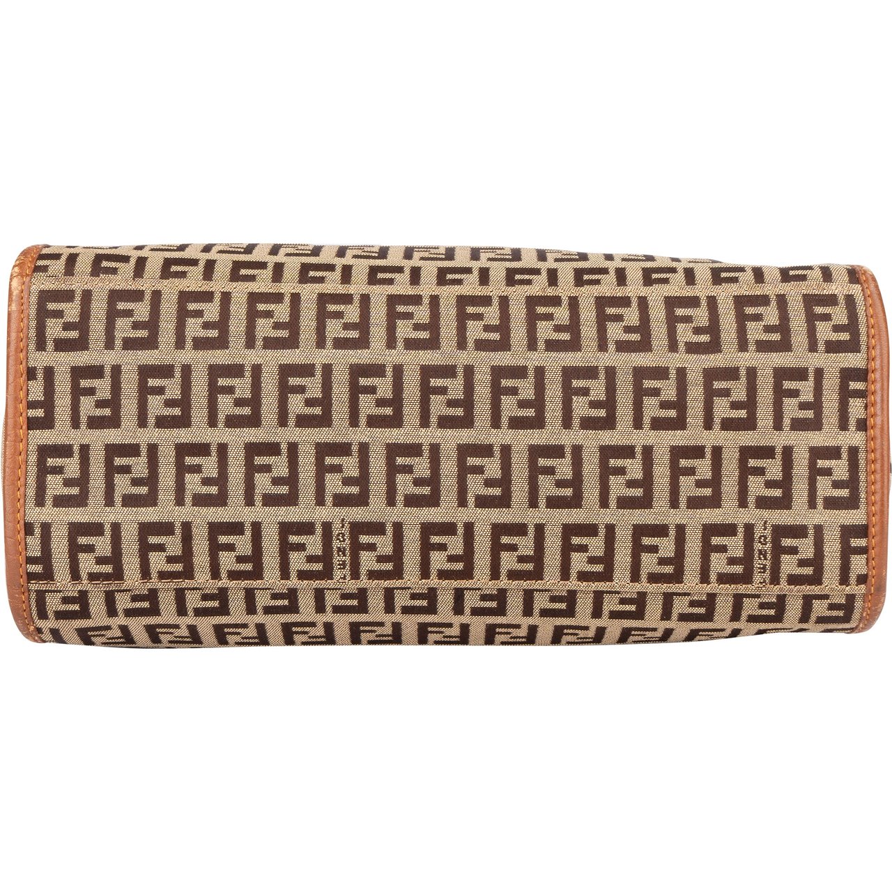 Fendi Fendi FF Monogram Zucca Handbag Bruin