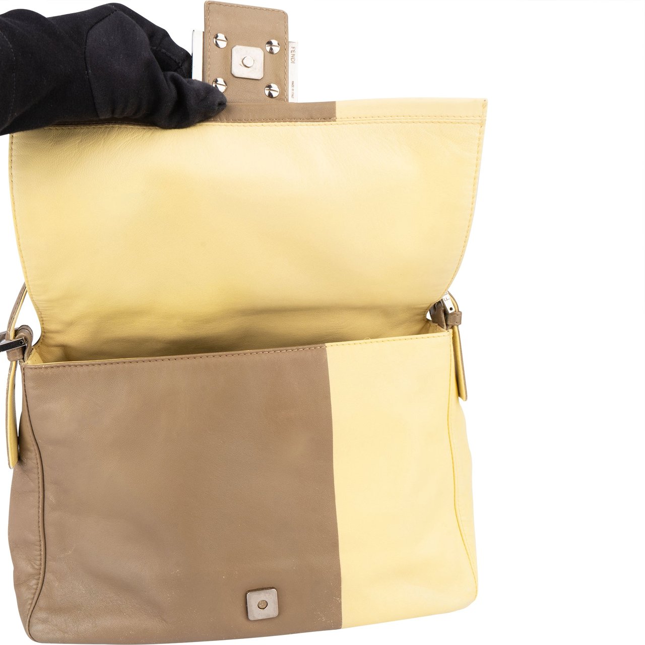 Fendi Fendi Limited Bicolor Leather Mamma Handbag Divers