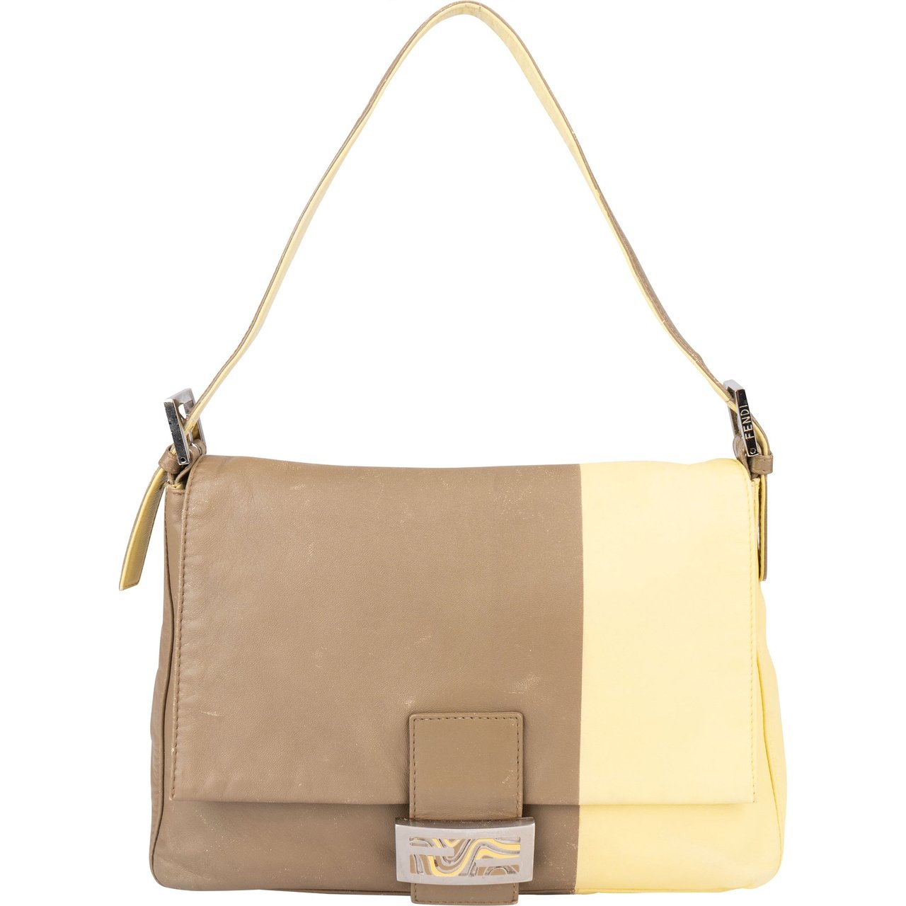 Fendi Fendi Limited Bicolor Leather Mamma Handbag Divers