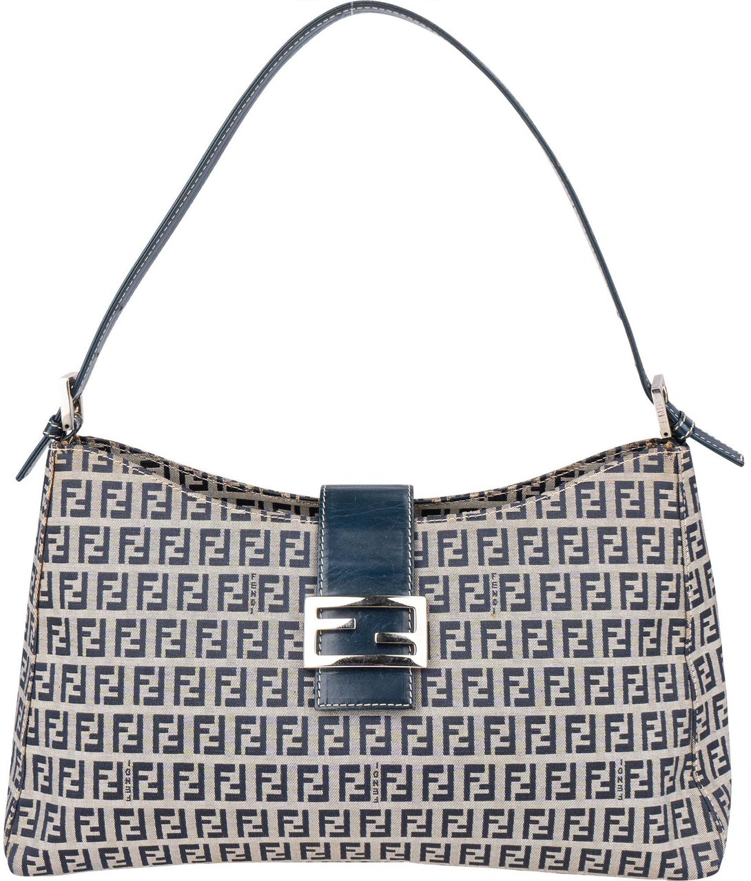 Fendi Fendi FF Monogram Baguette Buckle Shoulder Bag Divers