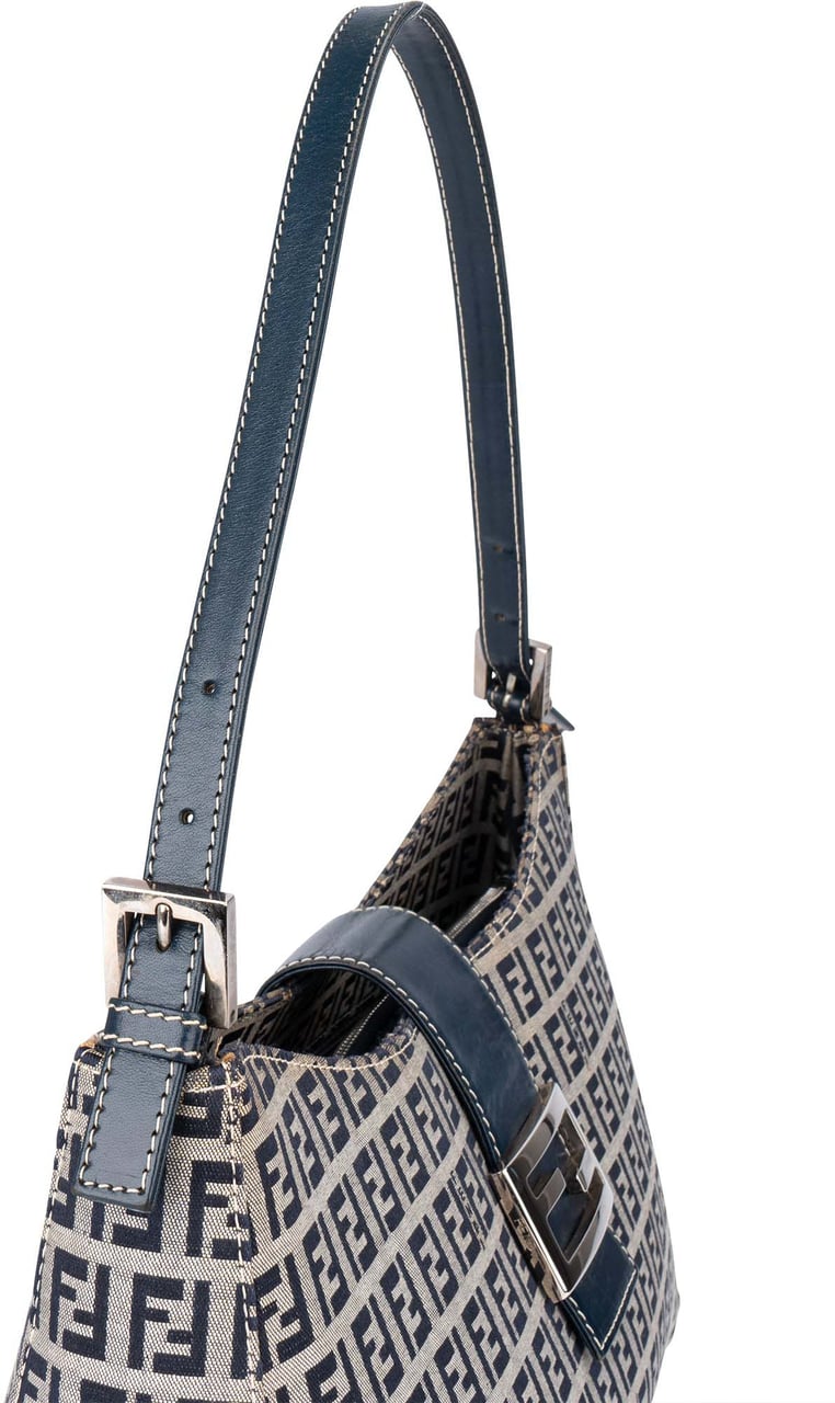 Fendi Fendi FF Monogram Baguette Buckle Shoulder Bag Divers