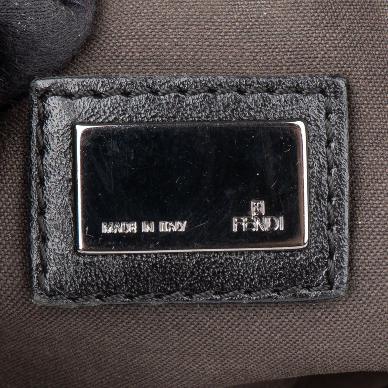 Fendi Fendi FF Monogram Zucca Handbag Bruin