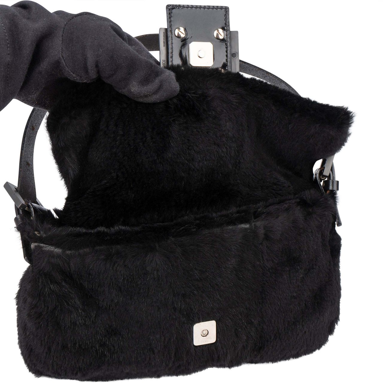 Fendi Fendi Limited Fur Baguette Handbag Divers