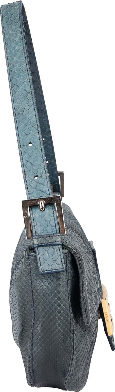 Fendi Fendi Limited Python Baguette Handbag Divers