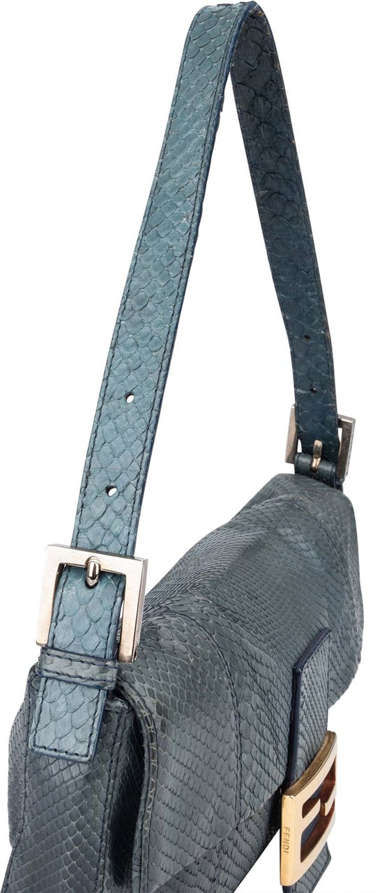 Fendi Fendi Limited Python Baguette Handbag Divers