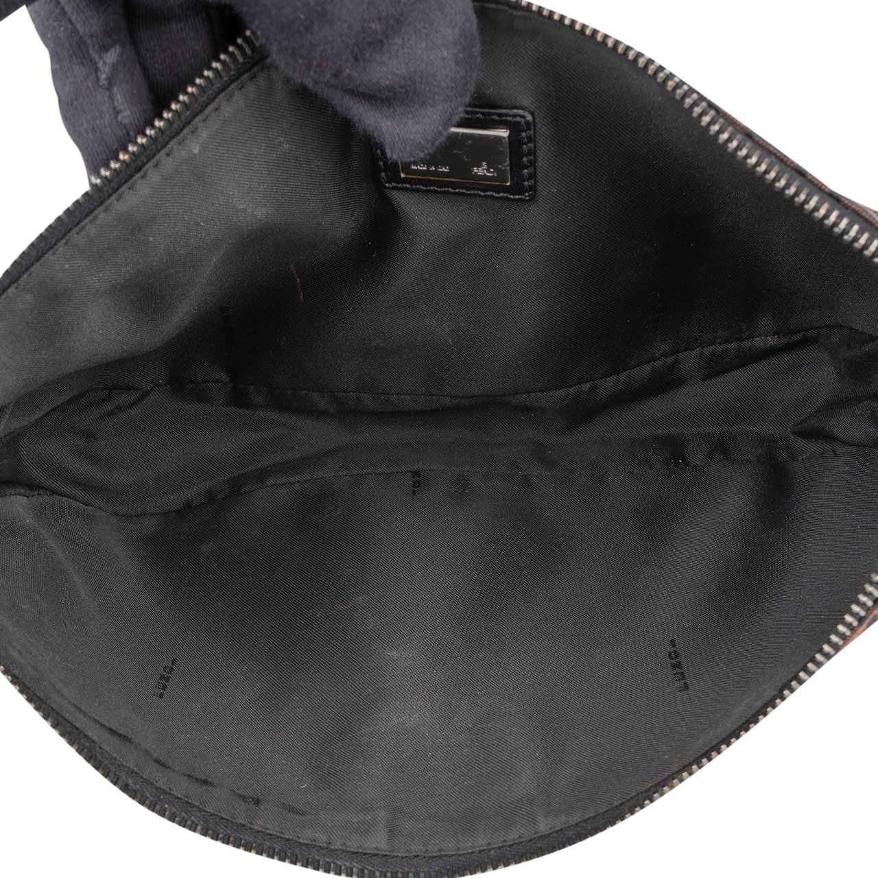 Fendi Fendi FF Monogram Zucca Handbag Bruin
