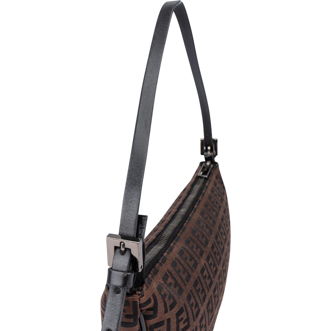 Fendi Fendi FF Monogram Zucca Handbag Bruin