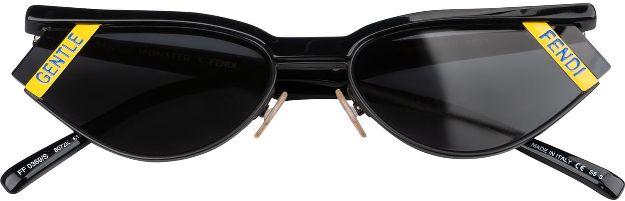 Fendi Gentle Monster Collaboration FF 0369/S Sunglasses Zwart