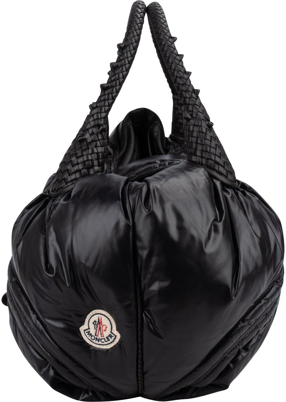 Fendi x Moncler Nylon Spy Hobo Handbag Zwart