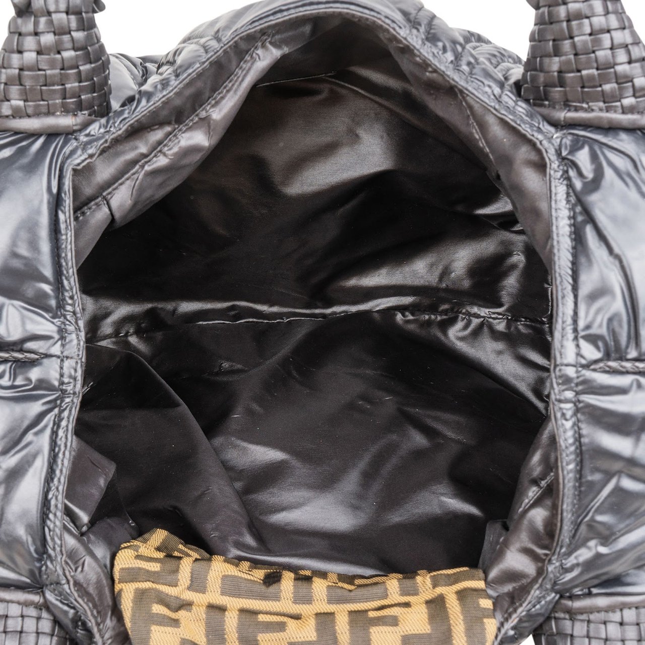 Fendi x Moncler Nylon Spy Hobo Handbag Zwart