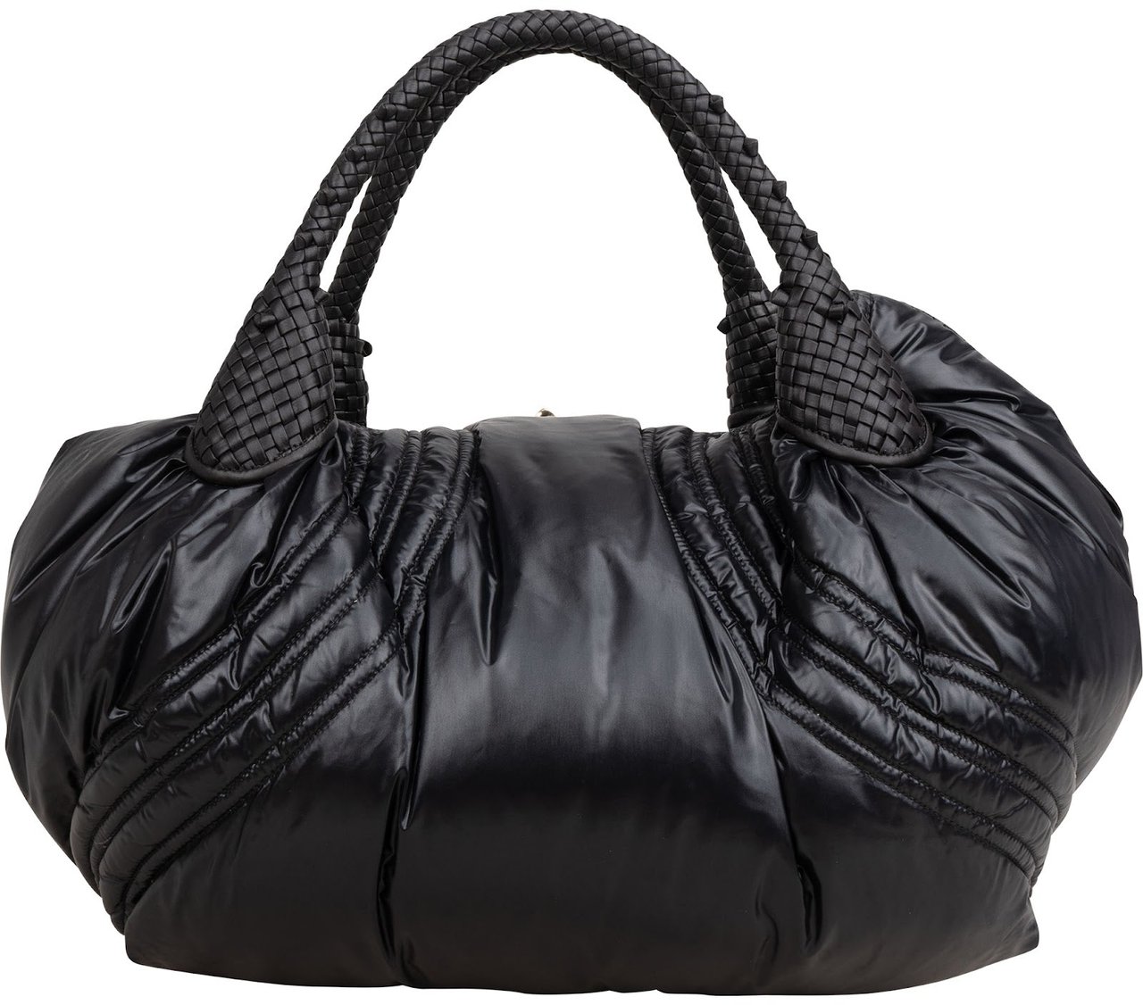 Fendi x Moncler Nylon Spy Hobo Handbag Zwart