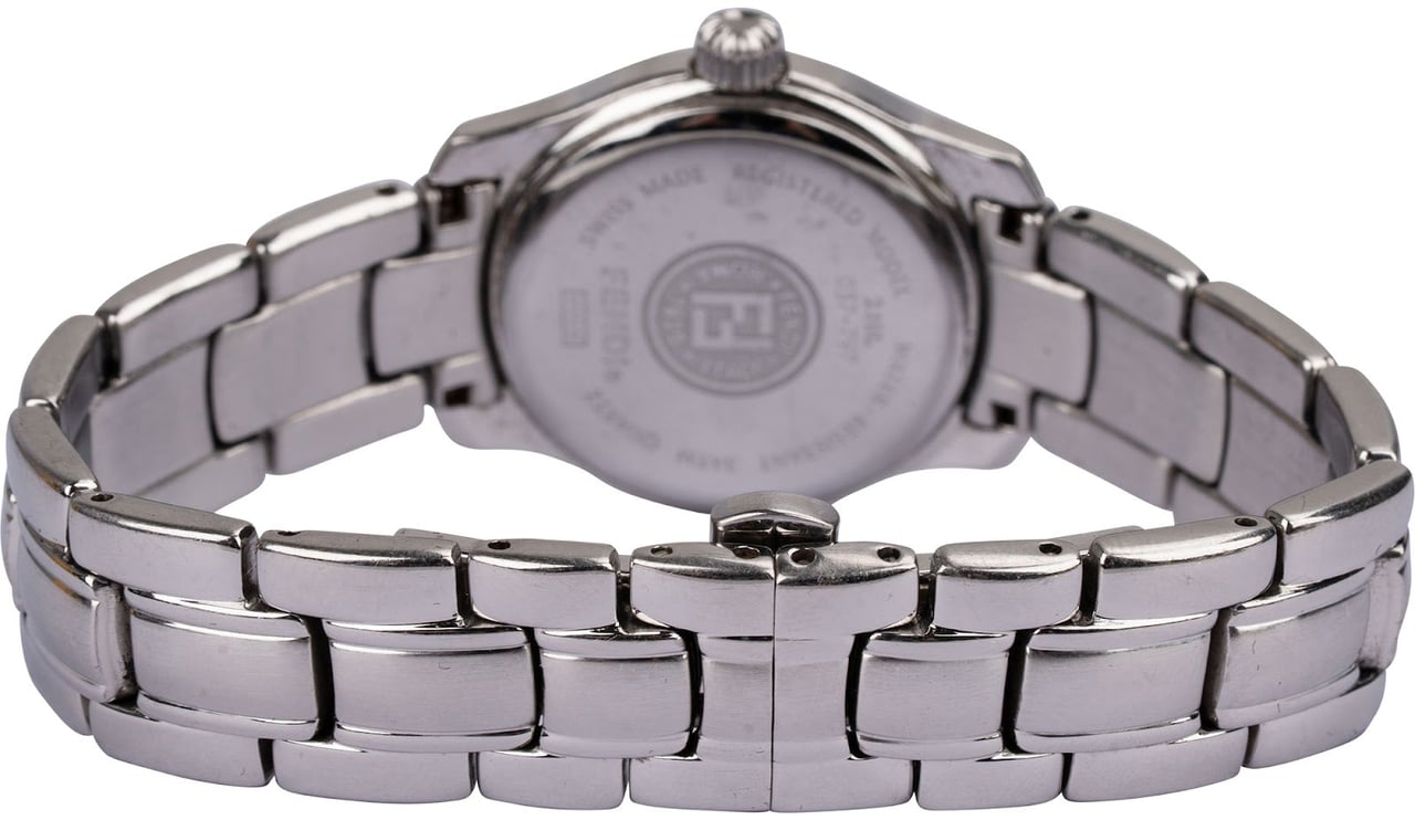 Fendi Silver Tone Date 210L Woman Watch Divers