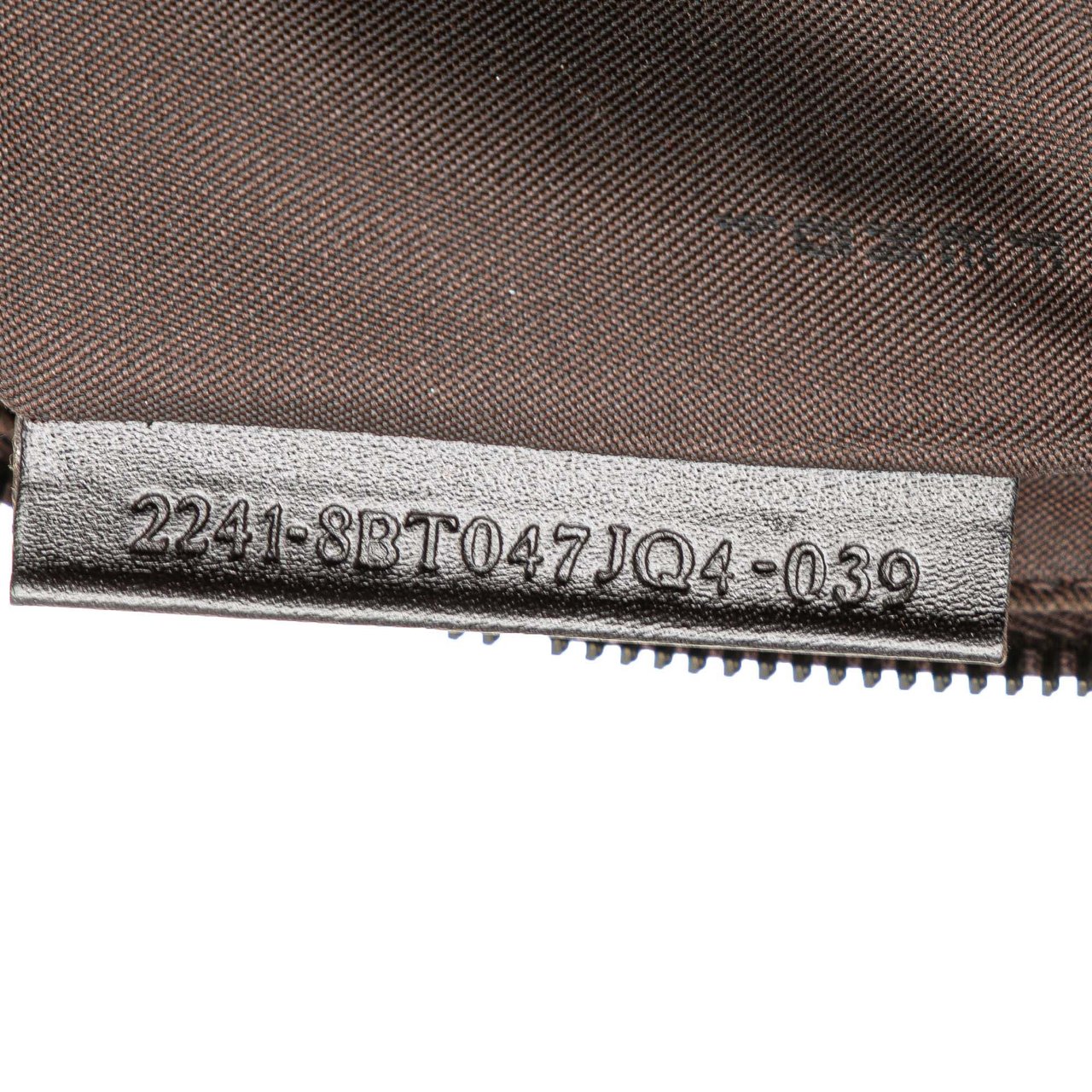 Fendi Zucchino Canvas Crossbody Bruin