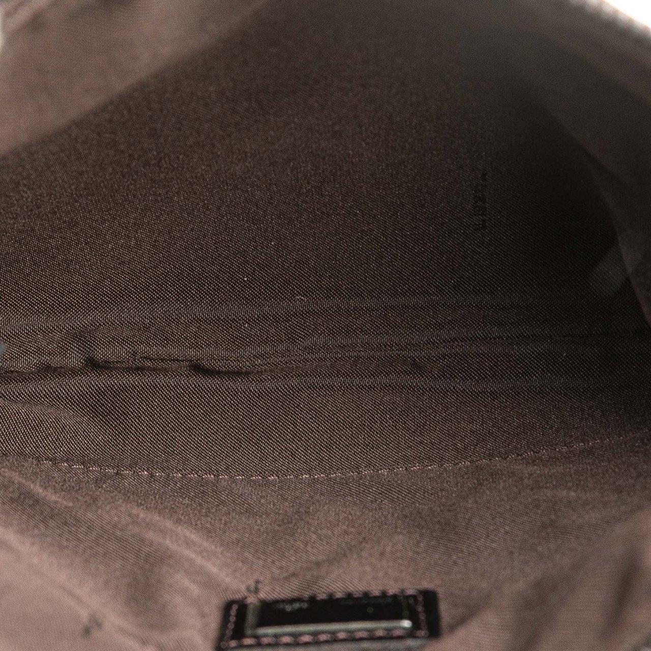 Fendi Zucchino Canvas Crossbody Bruin