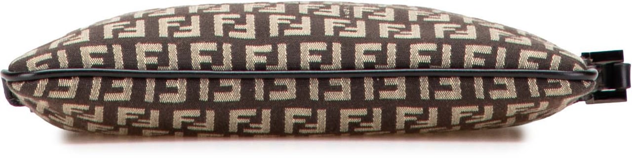 Fendi Zucchino Canvas Crossbody Bruin