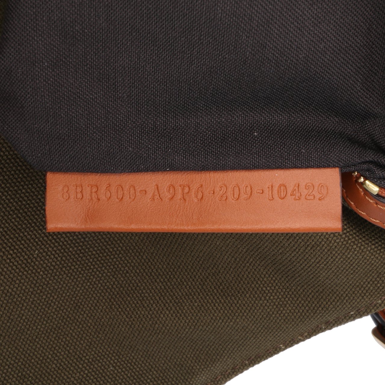 Fendi Zucca Embroidered Canvas Baguette Satchel Bruin