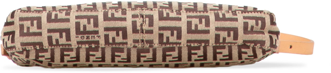 Fendi Zucchino Canvas Pochette Bruin
