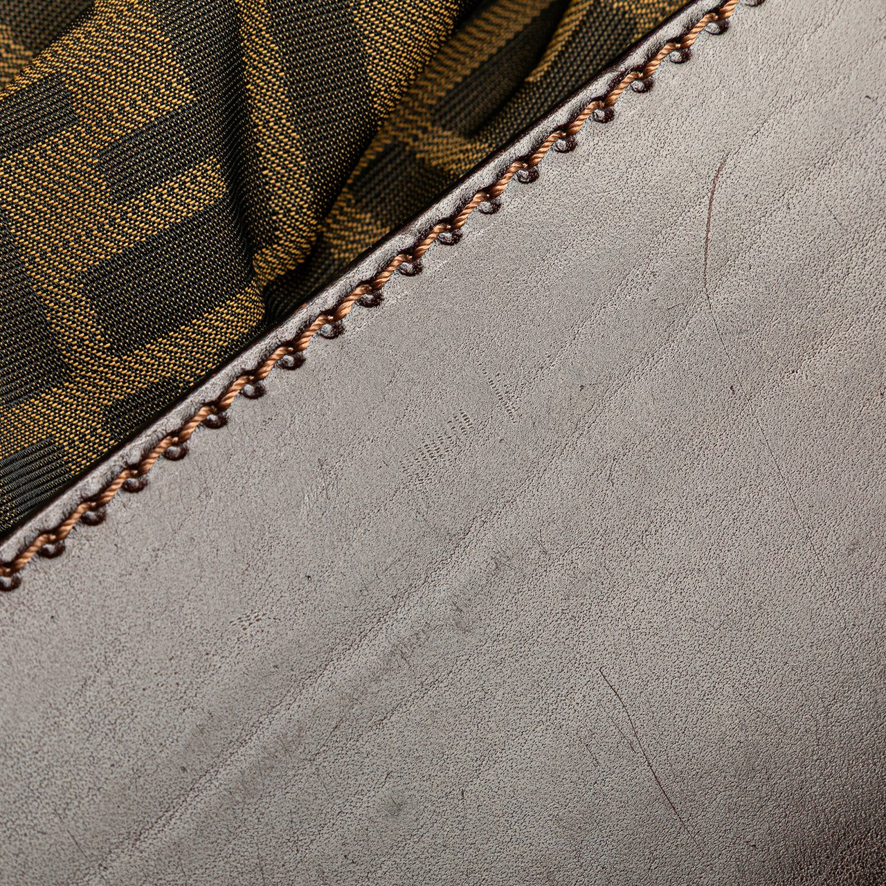 Fendi Zucca Canvas Tote Bruin