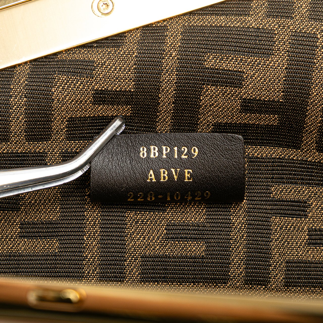 Fendi Small Nappa Fendi First Crossbody Bruin