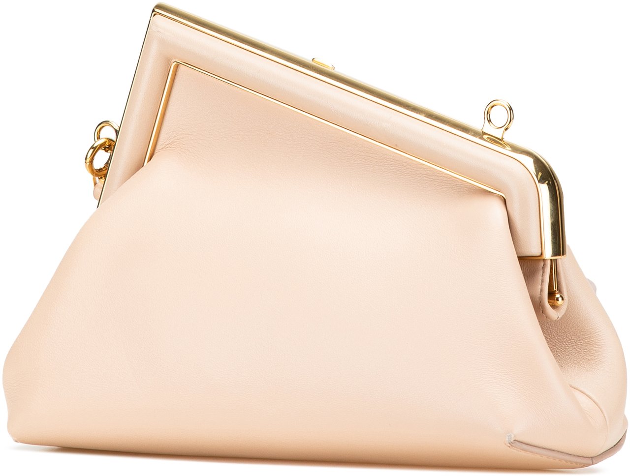 Fendi Small Nappa Fendi First Crossbody Bruin
