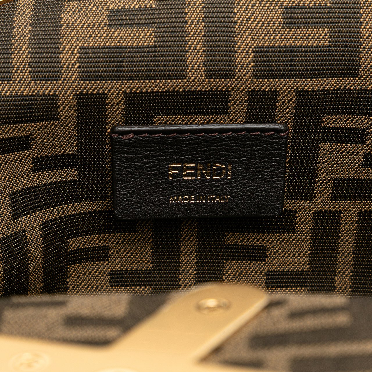 Fendi Small Nappa Fendi First Crossbody Bruin
