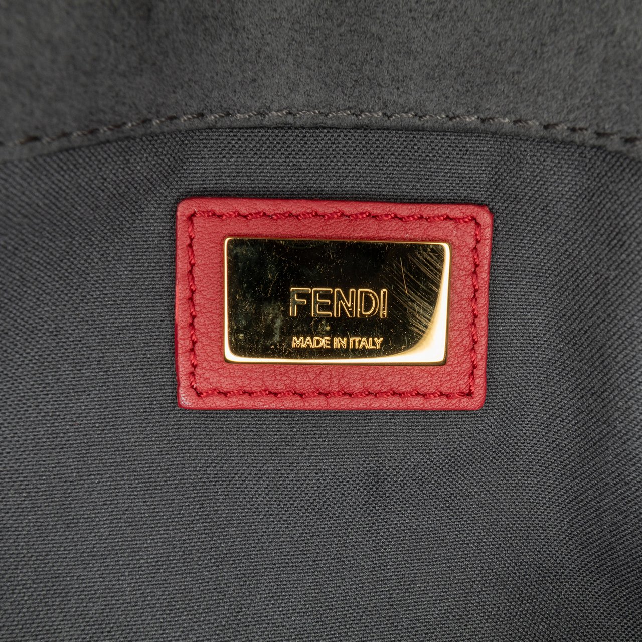 Fendi Leather 3Baguette Shoulder Bag Rood