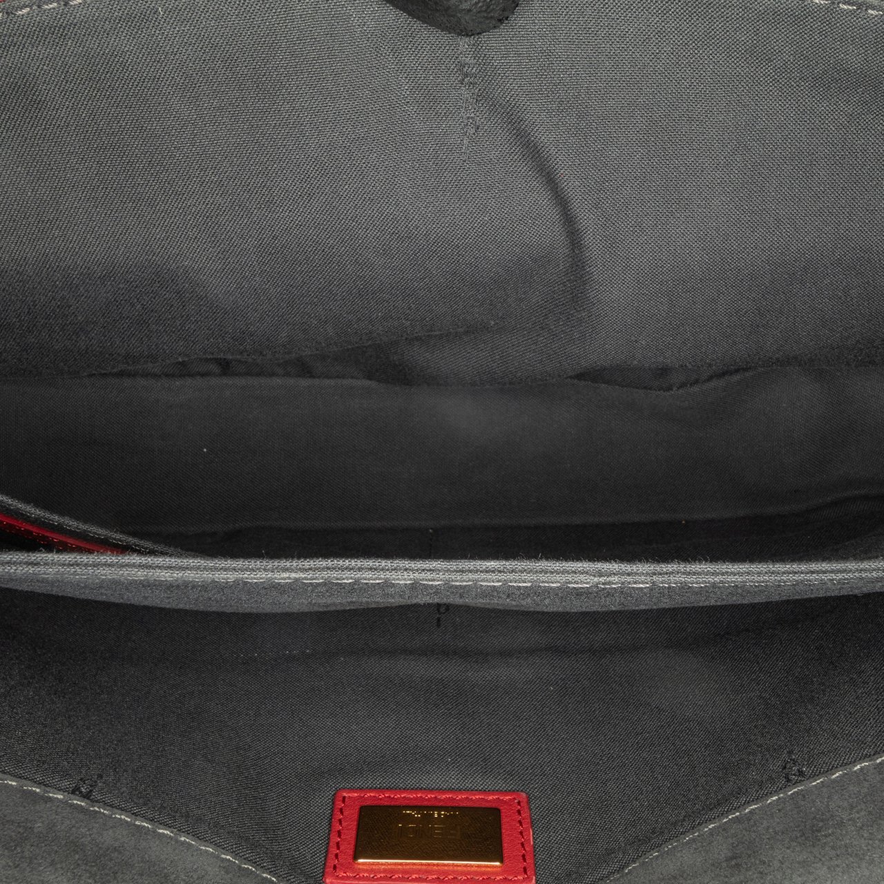 Fendi Leather 3Baguette Shoulder Bag Rood