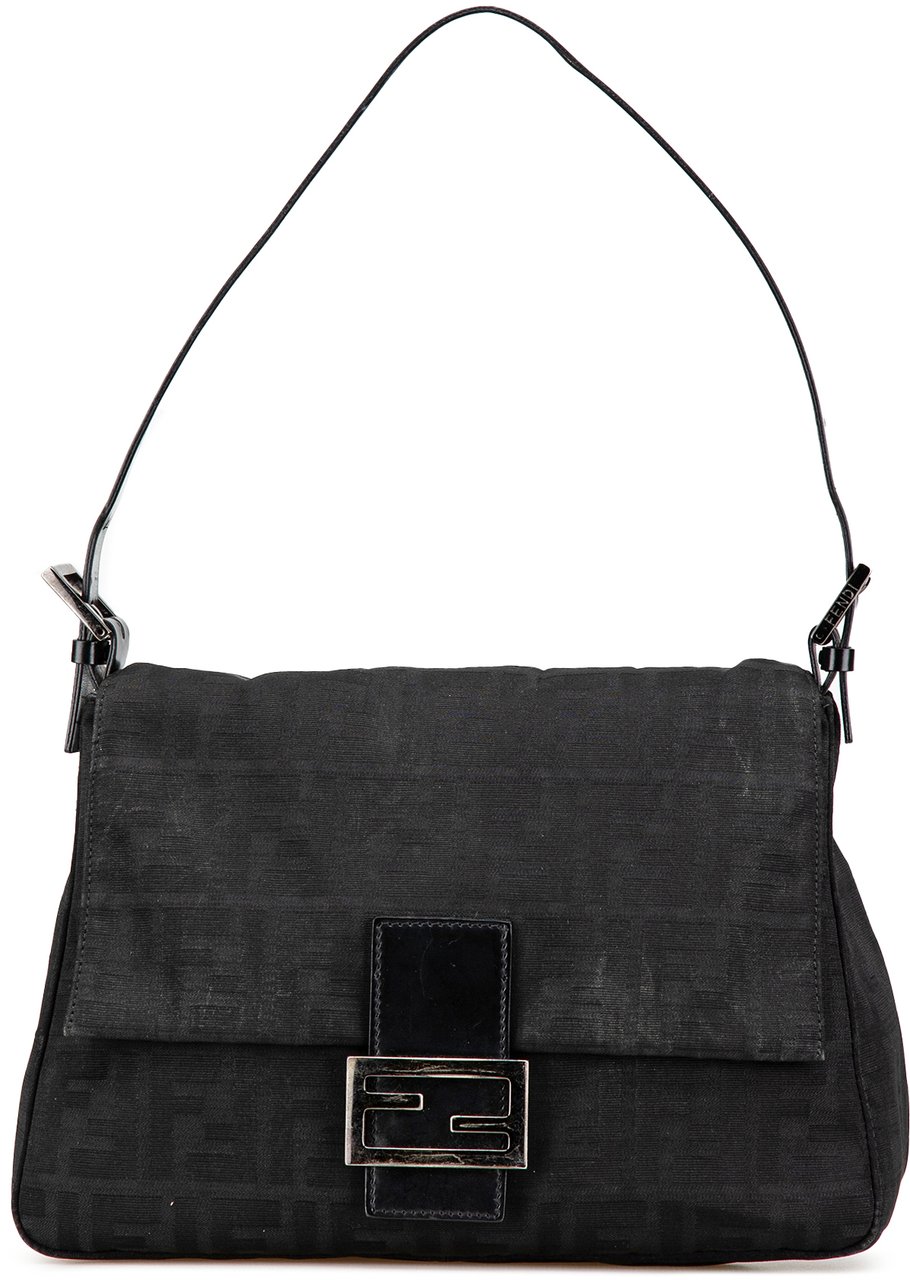 Fendi Zucca Canvas Mamma Forever Zwart