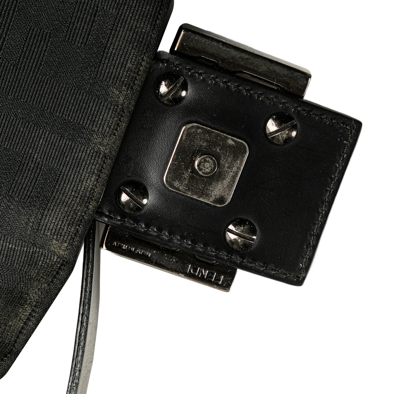 Fendi Zucca Canvas Mamma Forever Zwart