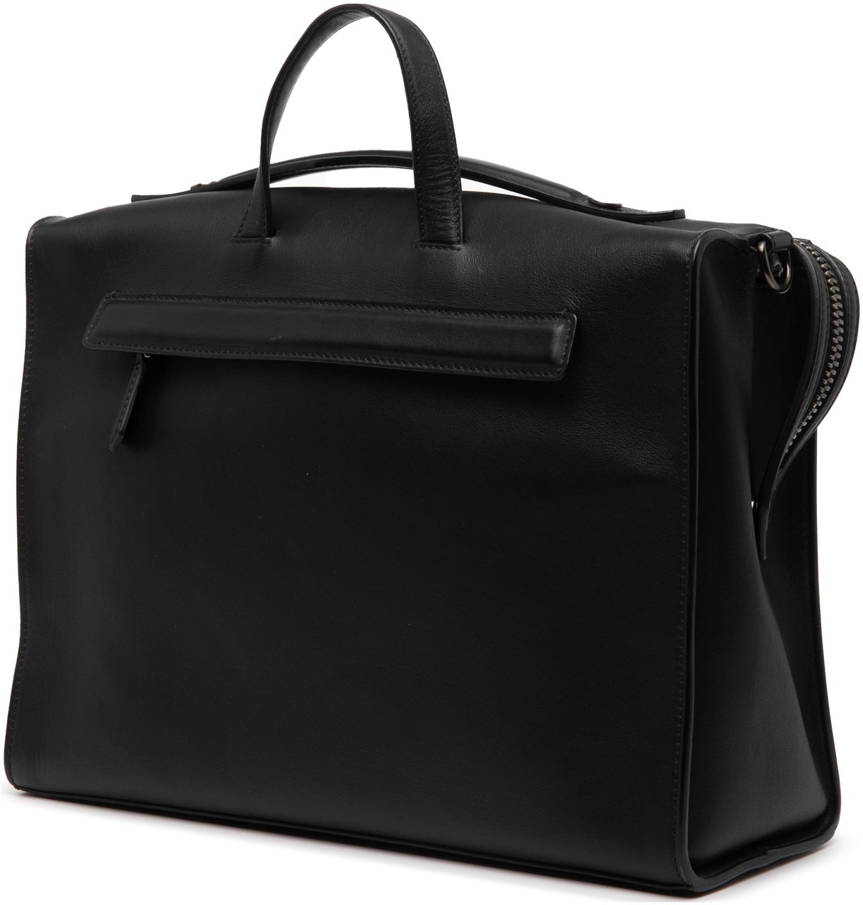 Fendi Leather Lui Urban Briefcase Zwart