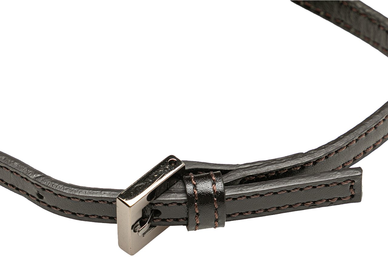 Fendi Zucchino Canvas Crossbody Bruin