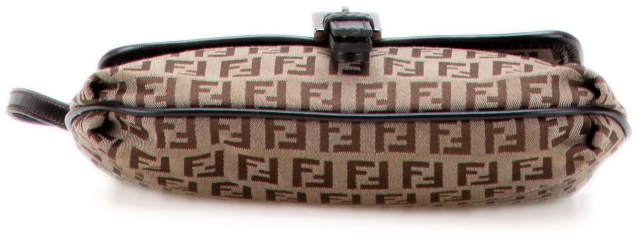 Fendi Zucchino Canvas Crossbody Bruin