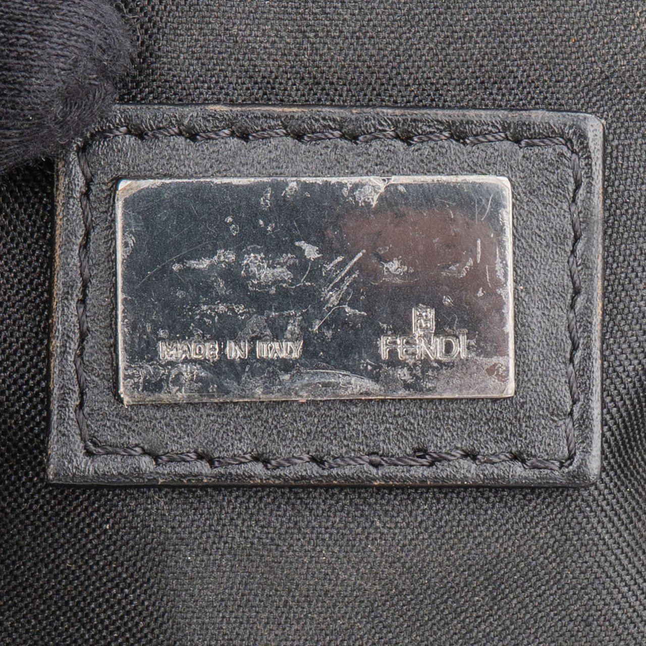 Fendi Fendi FF Monogram Zucca Mini Handbag Zwart